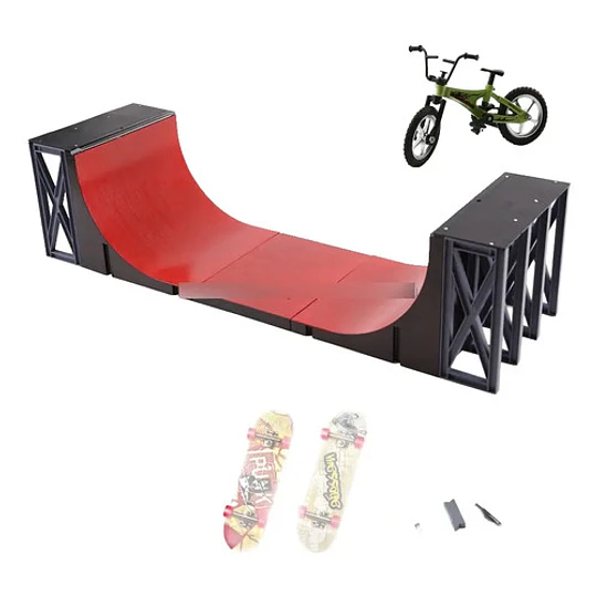 Rampa Profesional Fingerboard, Envio Gratis+ Patineta De Mad