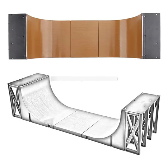 Rampa Profesional Fingerboard, Envio Gratis+ Patineta De Mad