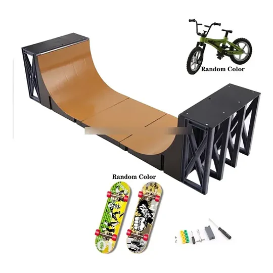 Rampa Profesional Fingerboard, Envio Gratis+ Patineta De Mad