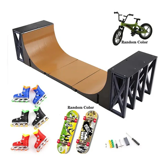 Rampa Profesional Fingerboard, Envio Gratis+ Patineta De Mad