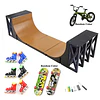 Rampa Profesional Fingerboard, Envio Gratis+ Patineta De Mad