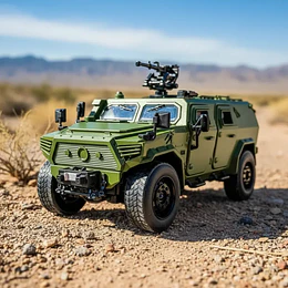 Vehículo Militar Dongfeng 1:18 Metal 1kg - Sonido Y Luces