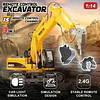 Excavadora 3 En 1 Rc, 1:14, C Martillo Y Garra Para Troncos