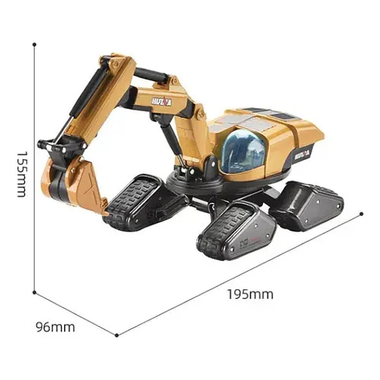 Excavadora Conceptual, Full Metal, Escala 1:50