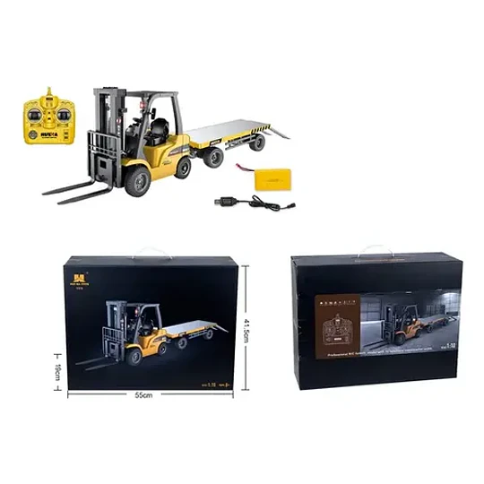 Máquina Logística 3 En 1 Grúa Horquilla Y Grúa De Carga Rc