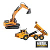 Pack Excavadora Mas Camion Lagarto Huina 1611, Full Metal