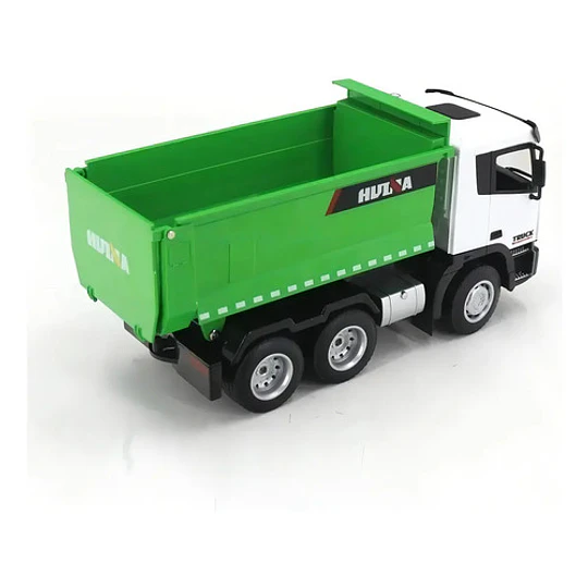Camión Volquete A Control Remoto Huina 1556 Verde 1:18