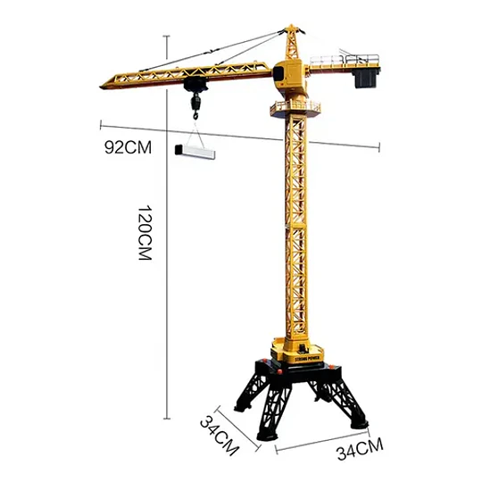 Huina 1585 Torre De Construcción Control Remoto Escala 1:14