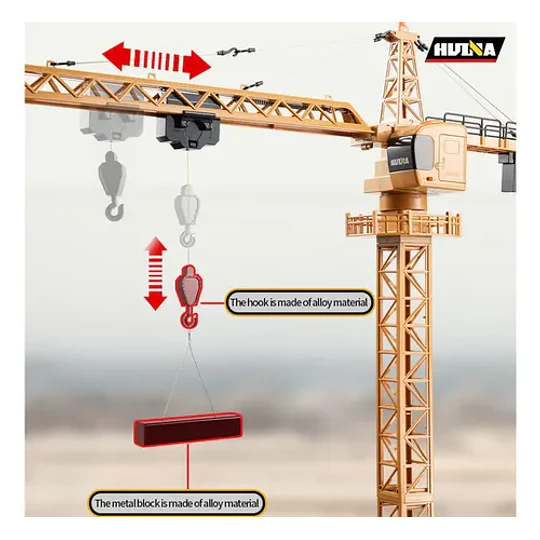 Huina 1585 Torre De Construcción Control Remoto Escala 1:14