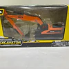 Excavadora, Escala 1/50, Huina, 27cms De Largo Color Naranja