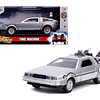 Back To The Future Parte 2 Time Machine Delorean 1:32 Jada Color Gris