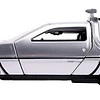 Back To The Future Parte 2 Time Machine Delorean 1:32 Jada Color Gris