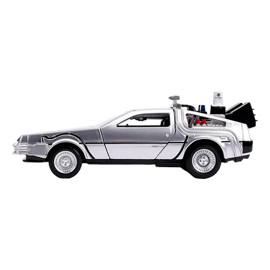 Back To The Future Parte 2 Time Machine Delorean 1:32 Jada Color Gris