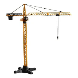Huina 1740 Grua Pluma/torre A Escala 1:50 Amarillo Y Negro