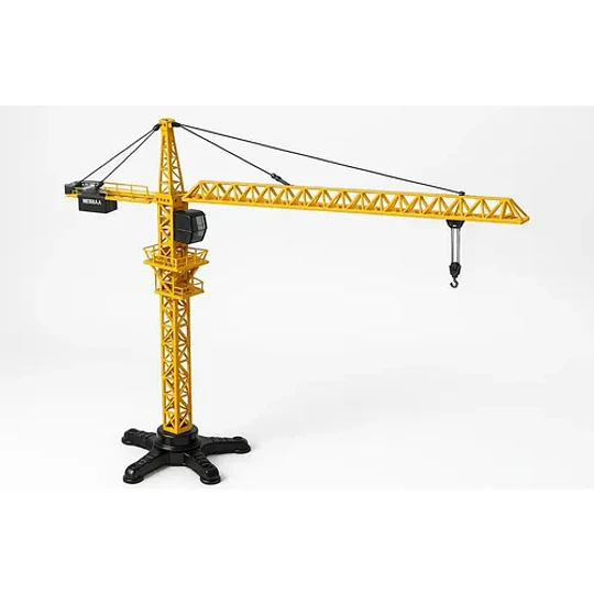 Huina 1740 Grua Pluma/torre A Escala 1:50 Amarillo Y Negro