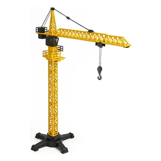 Huina 1740 Grua Pluma/torre A Escala 1:50 Amarillo Y Negro