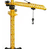 Huina 1740 Grua Pluma/torre A Escala 1:50 Amarillo Y Negro