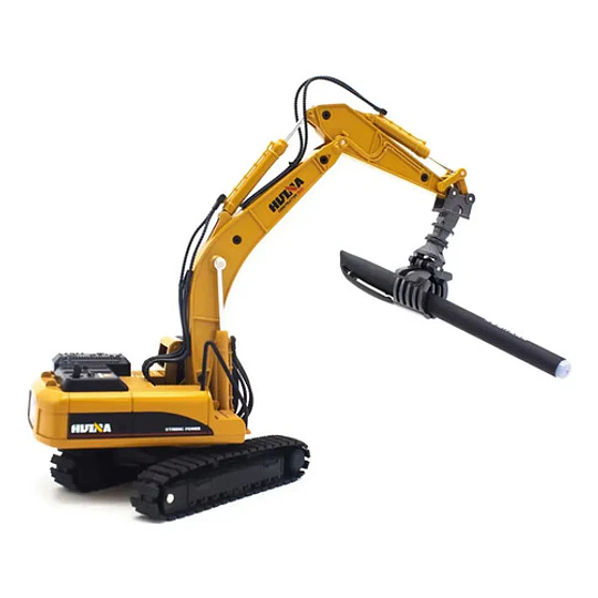 Excavadora Forestal Con Pinza Huina1713 Metalico 1:50 Timber Grab