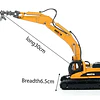 Excavadora Forestal Con Pinza Huina1713 Metalico 1:50 Timber Grab