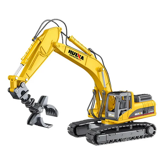 Excavadora Forestal Con Pinza Huina1713 Metalico 1:50 Timber Grab