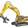Excavadora Forestal Con Pinza Huina1713 Metalico 1:50 Timber Grab
