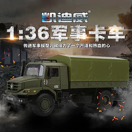 Caja De Camión Militar Kdw-685007-36 - Cadivei A Escala 1:36
