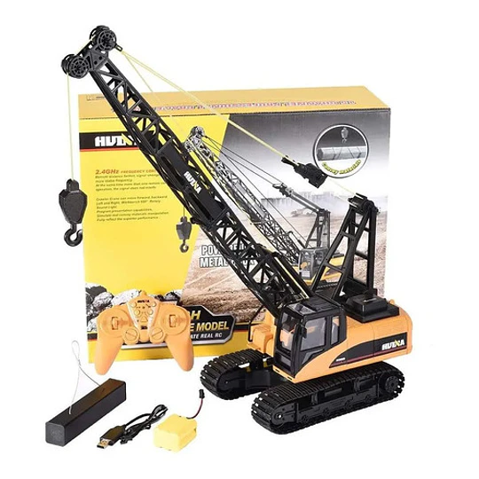 Vehículo De Juguete A Control Remoto Huina 1572 1:14 Amarillo
