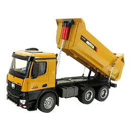 Camion Volquete Rc, Full Metal, Huina 1582, 1:14
