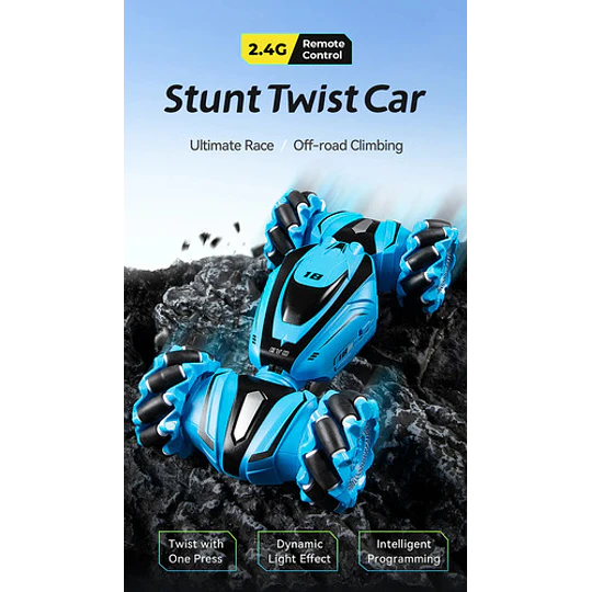 Auto Twist Doble Control, Rc , Bateria Recargable