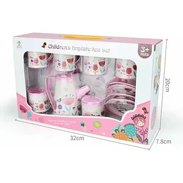 Set De Juego De Té 14 Piezas De Loza