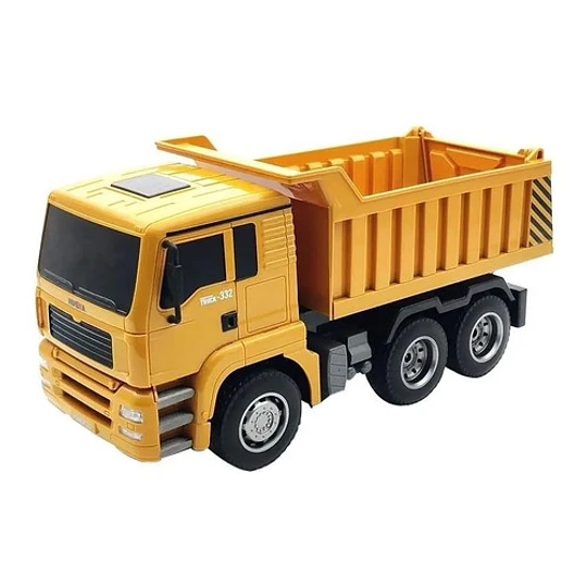 Vehículo De Juguete A Control Remoto Huina 1332 1:18 Amarillo