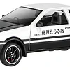 Toyota Trueno Ae86 Inicial D Escala 1:24, Full Metal, Sonido