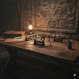 Set God Of War Espadas Y Arco De Atreus Metalicos A Escala