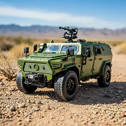 Vehículo Militar Dongfeng 1:18 Metal 1kg - Sonido Y Luces Pr