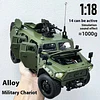 Vehículo Militar Dongfeng 1:18 Metal 1kg - Sonido Y Luces Pr