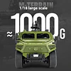Vehículo Militar Dongfeng 1:18 Metal 1kg - Sonido Y Luces Pr