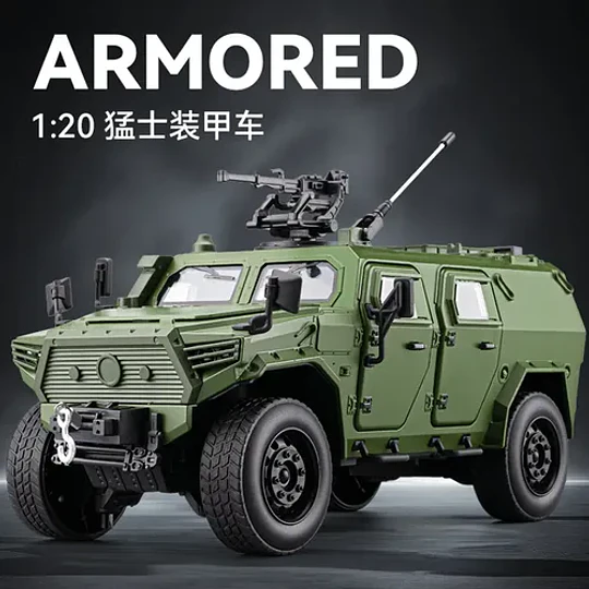 Vehículo Militar Dongfeng 1:18 Metal 1kg - Sonido Y Luces Pr