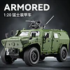 Vehículo Militar Dongfeng 1:18 Metal 1kg - Sonido Y Luces Pr