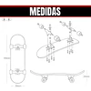 Finger Board Skate Prof. Ruedas Blancas 10 Cm