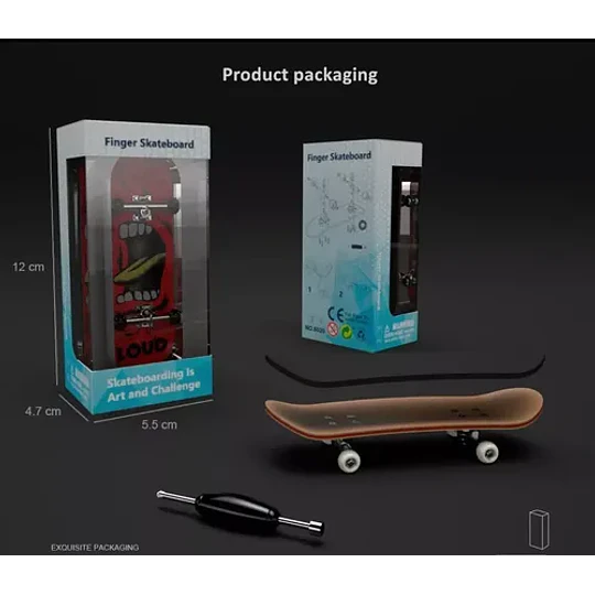 Fidget Toy Fingerboard Skate Robot