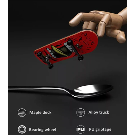 Fidget Toy Fingerboard Skate Robot