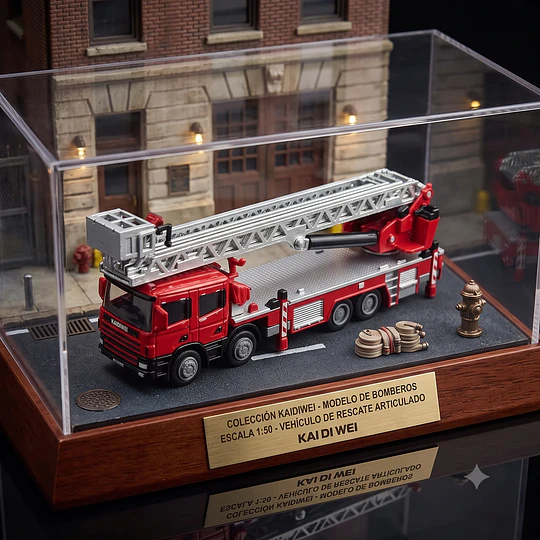 Camión de Bomberos Full Metal - ¡El Héroe en Escala para tu Colección!