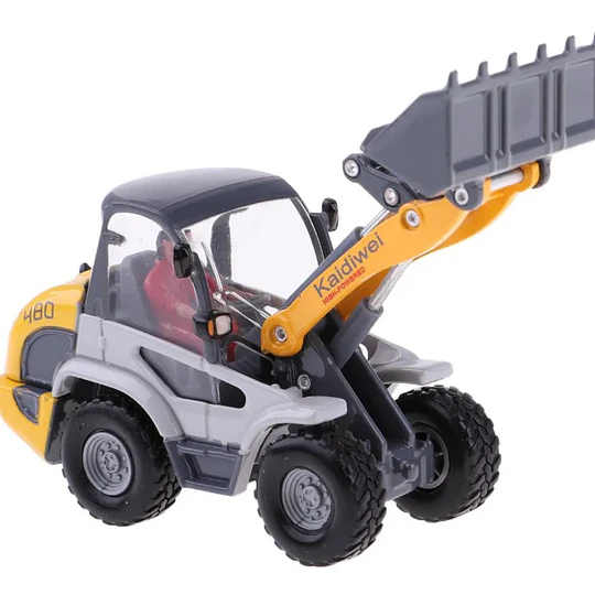 Mini excavadora metálica escala 1:50