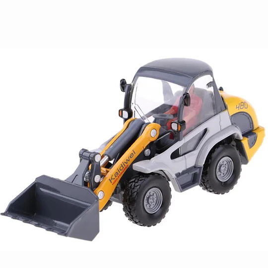 Mini excavadora metálica escala 1:50