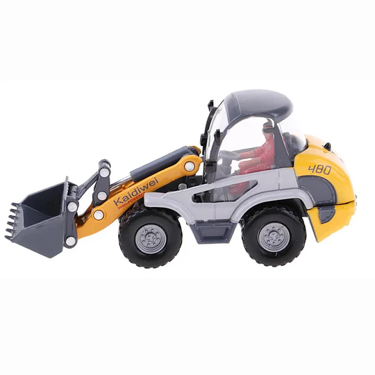 Mini excavadora metálica escala 1:50
