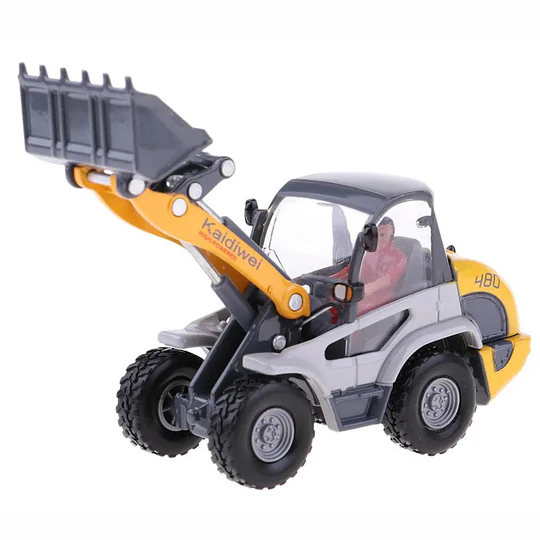 Mini excavadora metálica escala 1:50