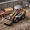 Mini excavadora metálica escala 1:50