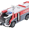 Modelo metálico a escala 1:50 con luces de camión de bomberos estilo manguera