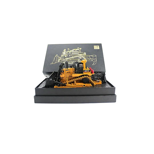 Bulldozer Full Metal a Escala 1:50, HUINA 1700