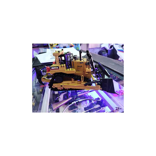 Bulldozer Full Metal a Escala 1:50, HUINA 1700
